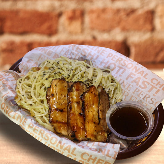 Garlic Pasta with Pork