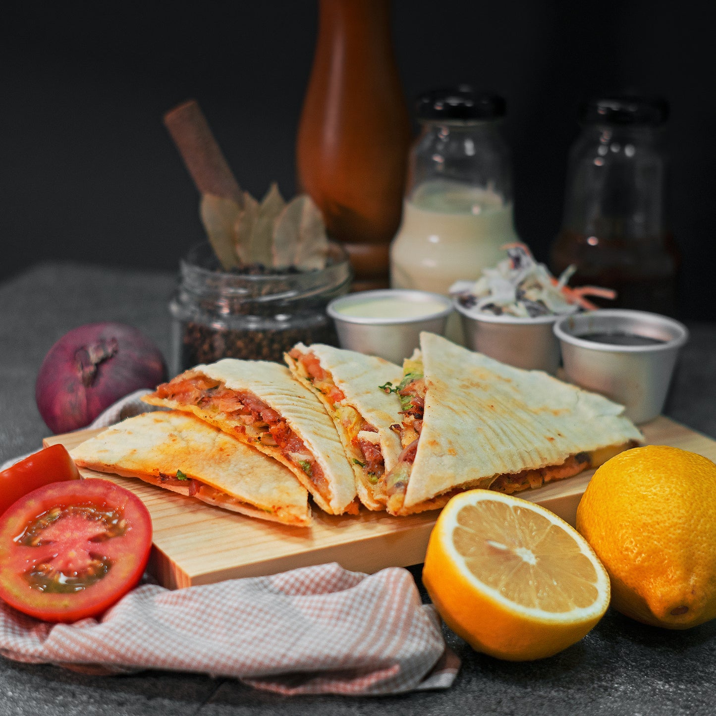 Authentic Chicago BBQ Quesadillas